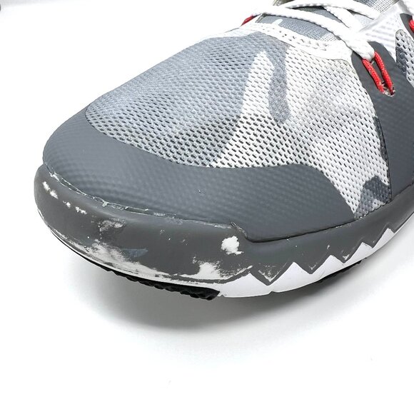 Nike Men's Free Trainer 3.0 Size 9.5 Flywire Red Grey Lace Up Running Sport Flex - Picture 7 of 16